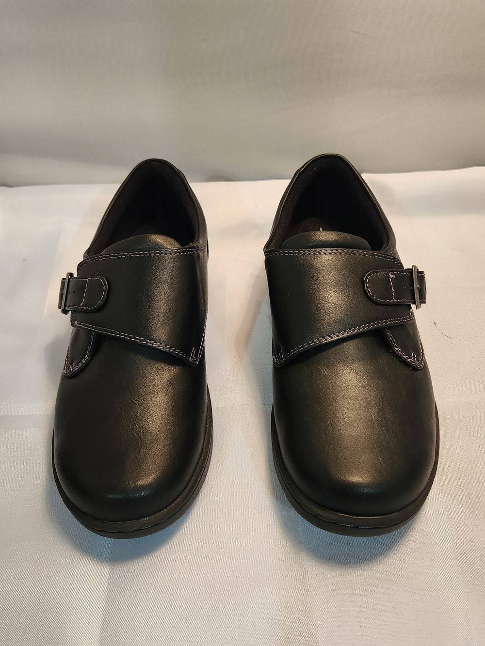 Eastland Black Women's Mary Jane Slip-On Flats with Buckle